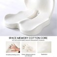 thumbnail image 4 of Memory Foam Seat & Back Cushion Combo, Ergonomic L-Shaped Integrated Seat Cushions, Sciatica & Back Pain Relief for Office Car Hom Use, 4 of 5