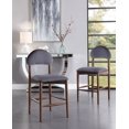 thumbnail image 1 of Topline Home Furnishings Chaise grise à hauteur de comptoir, 1 of 1