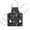 Black and White, variant on Black and White Halloween Doodle Pattern Kids Aprons for Girls and Boys,Adjustable Neck Strap Toddler Aprons for Kids Cooking Baking,23.6"x19"