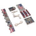 thumbnail image 3 of Independence Day Wooden Decoration, Good In Shape Tray Wooden Ornament  For Gift Making Type 4, 3 of 8