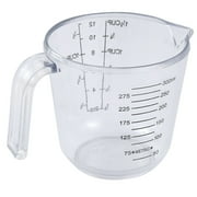 Kitchen Plastic Graduated Scale Liquid Solid Beaker Measuring Cup Clear 300ml