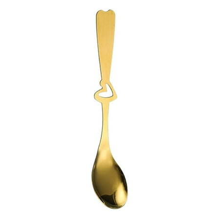 

Stainless Steel Hollow Heart Shape Smiley Spoon Coffee Stirring Spoon Ice Cream Small Spoon Kitchen Tableware Valentine s Gift