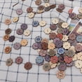 thumbnail image 4 of Vêtements DIY, 100 Pcs Accessoires de Bricolage Style Rétro 20mm Bouton Construction Robuste, 4 of 7