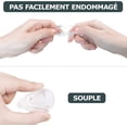 thumbnail image 4 of CHAO Pack de 12, Protectores de Esquinas de Mesa para Bebé - Protectores de Esquinas para Muebles de Seguridad Infantil para Escritorio, Cuna, Chimenea, Mesa, Esquinas y Bordes Suaves + Redondo Seguro, 4 of 5