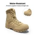 thumbnail image 4 of NORTIV 8 Men's Tactical Military Work Boots Side Zipper Outdoor Motorcycle Combat Boots 8 Inches 2.0, 4 of 7