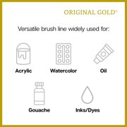 Original Gold® 9300 Shader Series, Premium Golden Taklon Multimedia Artist Brushes