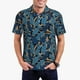 thumbnail image 1 of Fotbe Blue Leaves A Camiseta Polo de Golf para Hombre con Estampado – Camisa Deportiva Transpirable con Cuello Abotonado-Large, 1 of 6