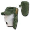 thumbnail image 2 of Rapid Dominance 107-PL-OLI-07 Foreign Legion Flap Caps - Olive, Large And Extra Large, 2 of 3