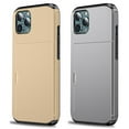 thumbnail image 1 of 2PCS Phone Case Credit Card Slot Sliding Hidden Protective Shell Back Cover for iPhone 14Pro, 1 of 5