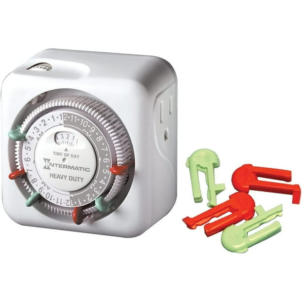 TN311 15 Amp Heavy Duty Grounded Timer with Extra Replacement Tripper