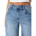 thumbnail image 6 of Celebrity Pink Women's and Women's Plus Relaxed Denim Jorts, Sizes XS-4X, 6 of 7
