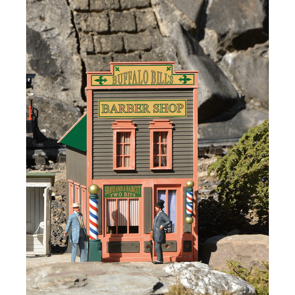 Piko G Scale 62726 River City Buffalo Bill's Barber Shop Built-Up
