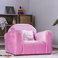 thumbnail image 3 of Keet Cozy Children's Chair Minky Pink, 3 of 7
