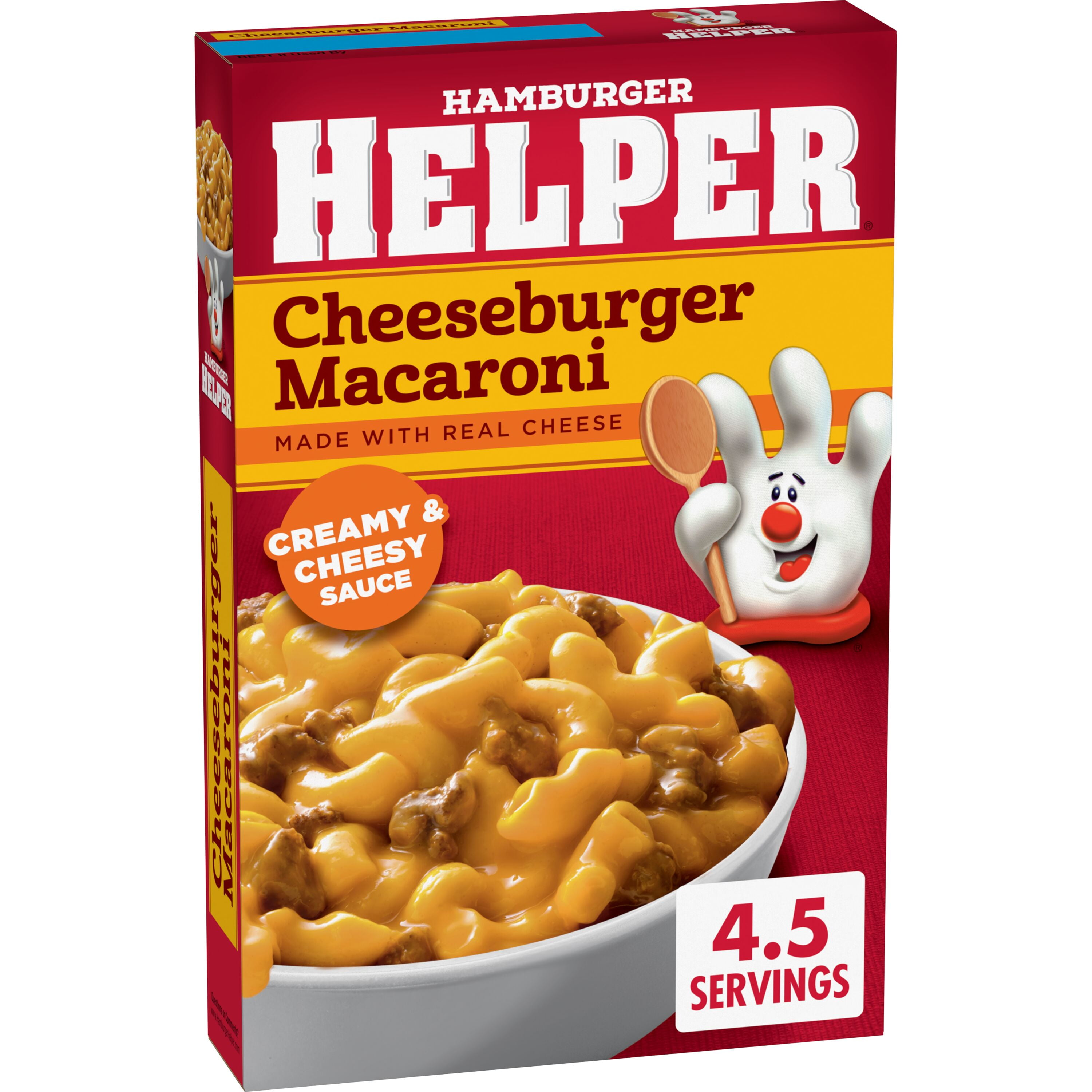 (8 pack) Hamburger Helper Cheeseburger Macaroni, 6.6 oz Box