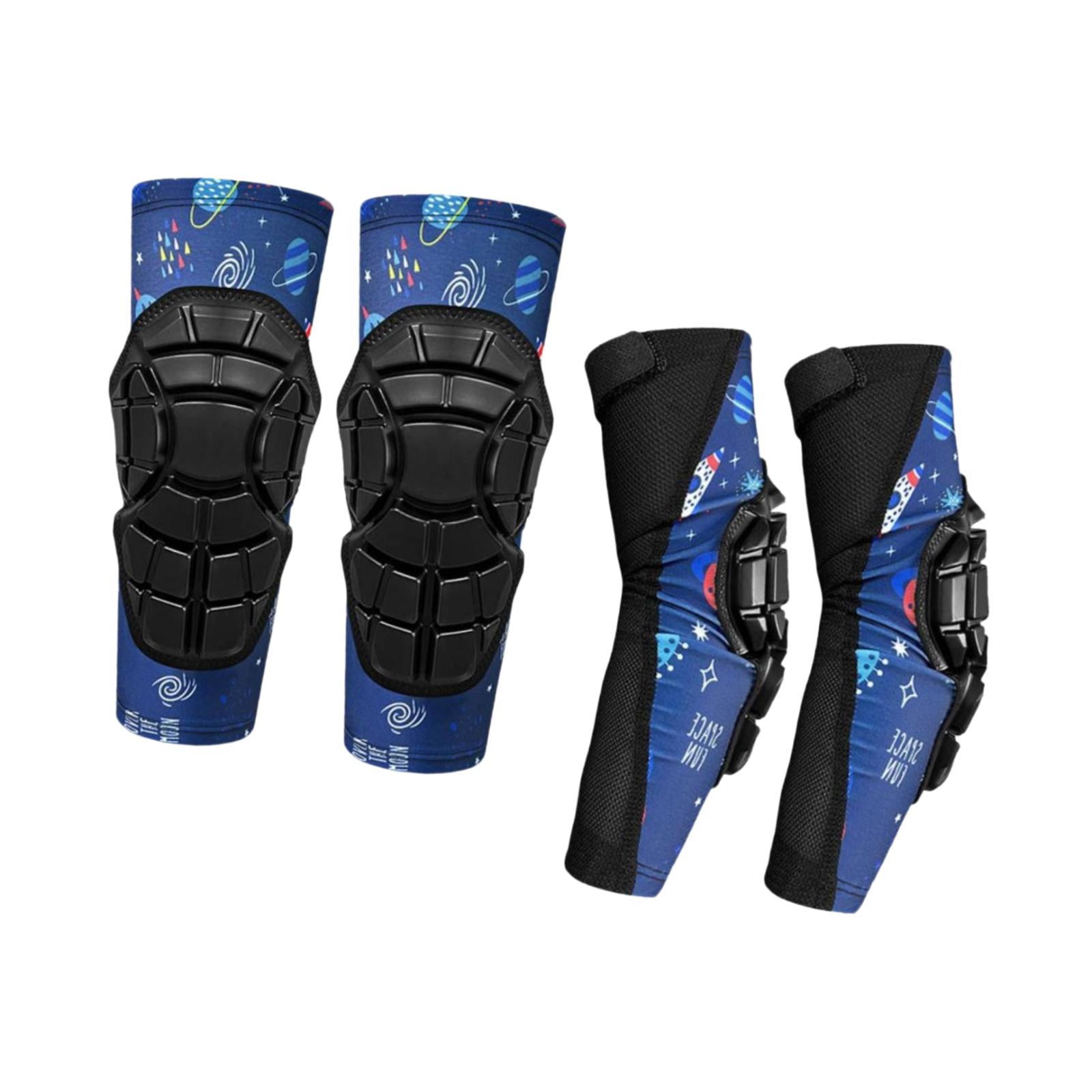 MAGIDEAL Kids Knee Pad Elbow Pads Knee Brace Guards for Children Girls Boys Snowboard S