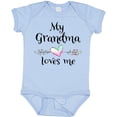 thumbnail image 3 of Inktastic My Grandma Loves Me Heart Grandchild Boys or Girls Baby Bodysuit, 3 of 5