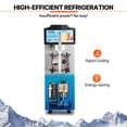 thumbnail image 2 of VEVOR Commercial Slushy Machine, 12L / 3.17 Gal Single Tank, Cool and Freeze Modes, Stainless Steel Margarita Smoothie Frozen Drink Maker, Slushie Machine for Party Cafes Restaurants Bars Home, 2 of 9