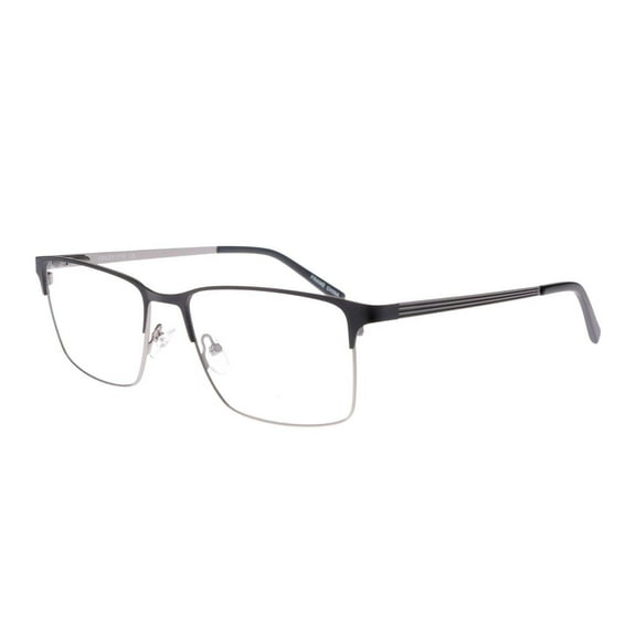 New Finley Eyewear F-1116 Black & Gunmetal Eyeglasses 55/17/145