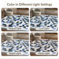 thumbnail image 7 of ODIKA 2'x3' Washable Doormat Non-Slip, Low Pile Livingroom Abstract Interlocking Shapes Geometric Mosaic Neutral for Entryway, Kitchen, Laundry Room, 7 of 7