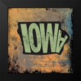 thumbnail image 2 of Iowa 20x20 Black Modern Framed Museum Art Print Titled - Art Licensing Studio, 2 of 5