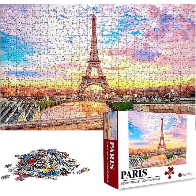 Rompecabezas 1000 Piezas (Diseño Paris Torre Eiffel)
