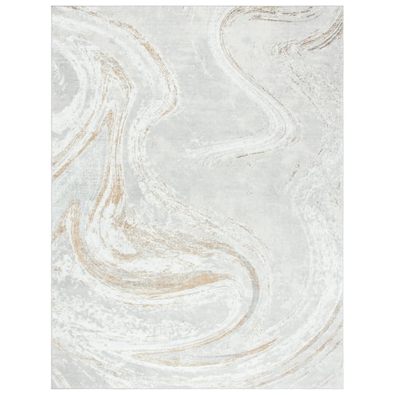 SAFAVIEH Orchard Edweena Modern Area Rug, Grey/Gold, 10' x 14'