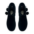 thumbnail image 4 of Kids Winter Snow Boots, Girls Boys Comfy Faux Fur Lined Short Boots Slip On Furry Outdoor Warm Ankle Boot, 4 of 7