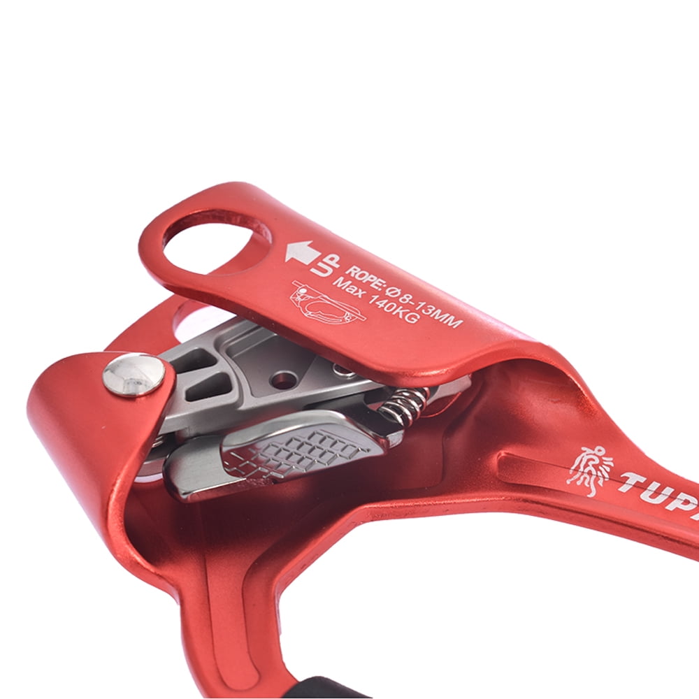 Hand Ascender Rock Climbing Tree Arborist Rappelling for 8 9 10-13mm Gear Rope