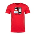 thumbnail image 2 of Never Forget Men's Retro T-shirts, Funny Graphic Tees, gaming shirt - Heather Red MH200FUN S2 3XL, 2 of 3