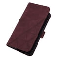 thumbnail image 5 of Embossed Wallet Case for Samsung Galaxy A35, Magnetic Clasp Card Holder Luxury Business PU Leather Folio Cover with Kickstand Card Slots Flip Case for Samsung Galaxy A35, Winered, 5 of 10