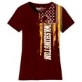 thumbnail image 1 of Women's Football USA Flag T-Shirt, 1 of 2