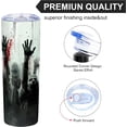 thumbnail image 2 of Horror Gifts for Men Women Adult - Halloween Gifts for Men Women - Funny Art Zombie Ceramic Tumbler Gifts for Men Women - Novelty Gifts for Halloween Christmas Birthday - Spooky Tumbler for Friends, 2 of 7