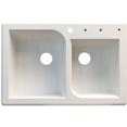 thumbnail image 2 of Transolid Radius 33'' L x 22'' W Double Basin Drop-in Kitchen Sink, 2 of 4