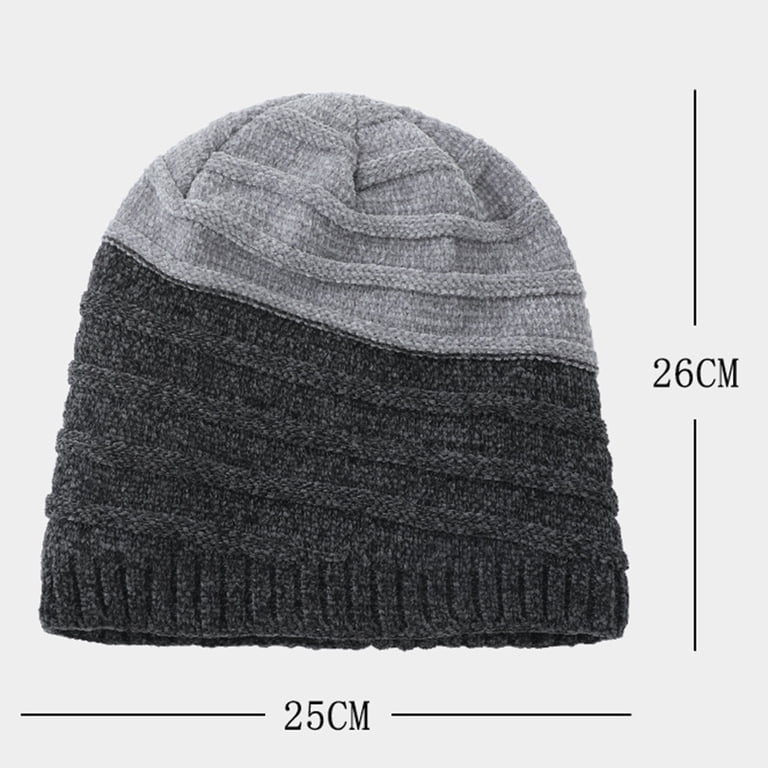 Mens Winter Beanie Hat Warm Fleece Lined Skull Cap for Men  display picture 1