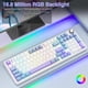 thumbnail image 3 of Teclado mecánico inalámbrico AULA F99 Pro con botón RGB Backli, 3 of 9