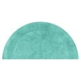 thumbnail image 2 of HOME WEAVERS Waterford Bathroom Rug 100% Cotton Tufted U Shape Slice Rug, Soft & Absorbent Bath Rugs, Non-Slip Bath Rug, Machine Wash Dry, bath Rugs for Bathroom, 17"x30" Slice Rug, Turquoise, 2 of 4