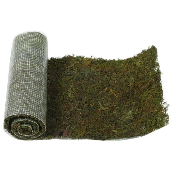 icolorfuled 1Set Artificial Moss Turf for Bonsai Olive Green 39.30X11.79X0.39in