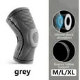 thumbnail image 5 of Knee Sleeve for Men and Women, Compression Knee Braces for Sport Joint Pain Relief Gray - Size XL, 5 of 5