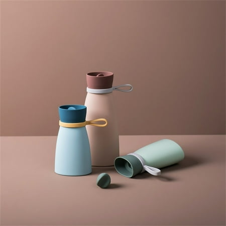 

Worallymy Water Strap Cover Sleeve Anti-Slip Silicone Portable Thermos Bottle