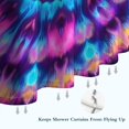 thumbnail image 6 of Colorful Tie Dye Mandala Pattern Shower Curtain 72"x72" ,Bathroom Decorative Shower Curtains Set with 12 Hooks,Modern Waterproof Washable Shower Curtain, 6 of 6