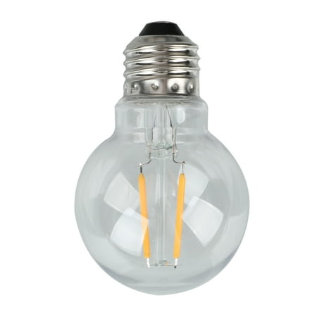 Better Homes & Gardens 24ft LED Globe String Lights, 12 Bulbs, Indoor/Outdoor, Warm White, 1 Count