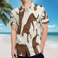 thumbnail image 5 of High Quality Hawaiian Shirts for Men Short Sleeve Aloha Beach Shirt Floral Summer Casual Button Down Shirts Blouses XXUGMU, 5 of 7
