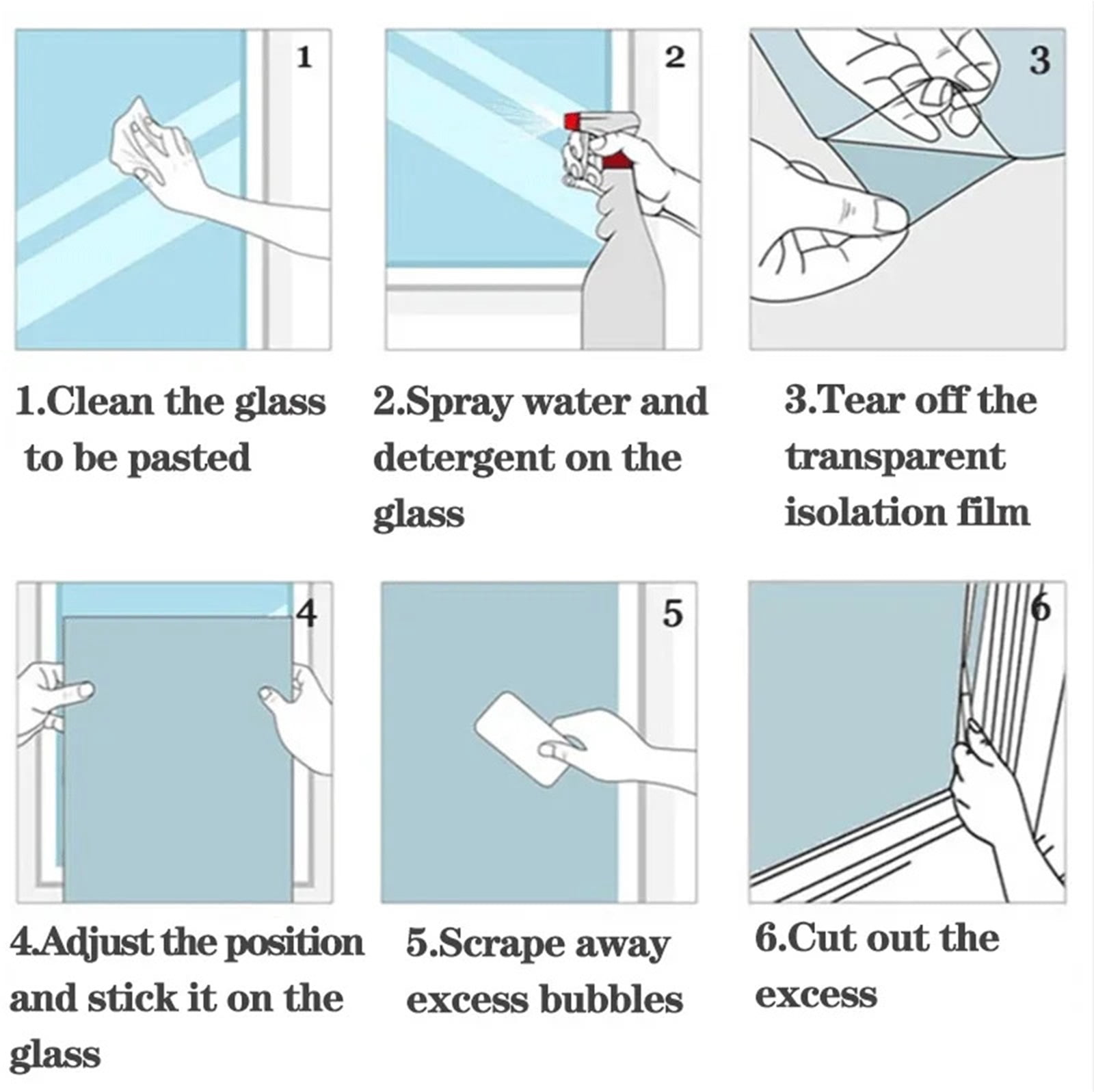 Window Privacy Film Photo Of Plant Leaves Electrostatic Frosted Glass Film Opaque Bedroom And Bathroom Hidden Sliding Door Private PVC Sticker
