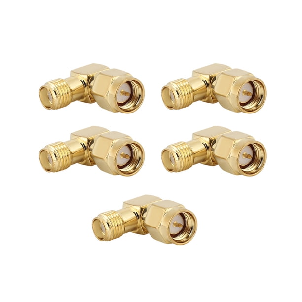 Conector hembra NikouMX 5 piezas SMA macho a Conector adaptador de antena