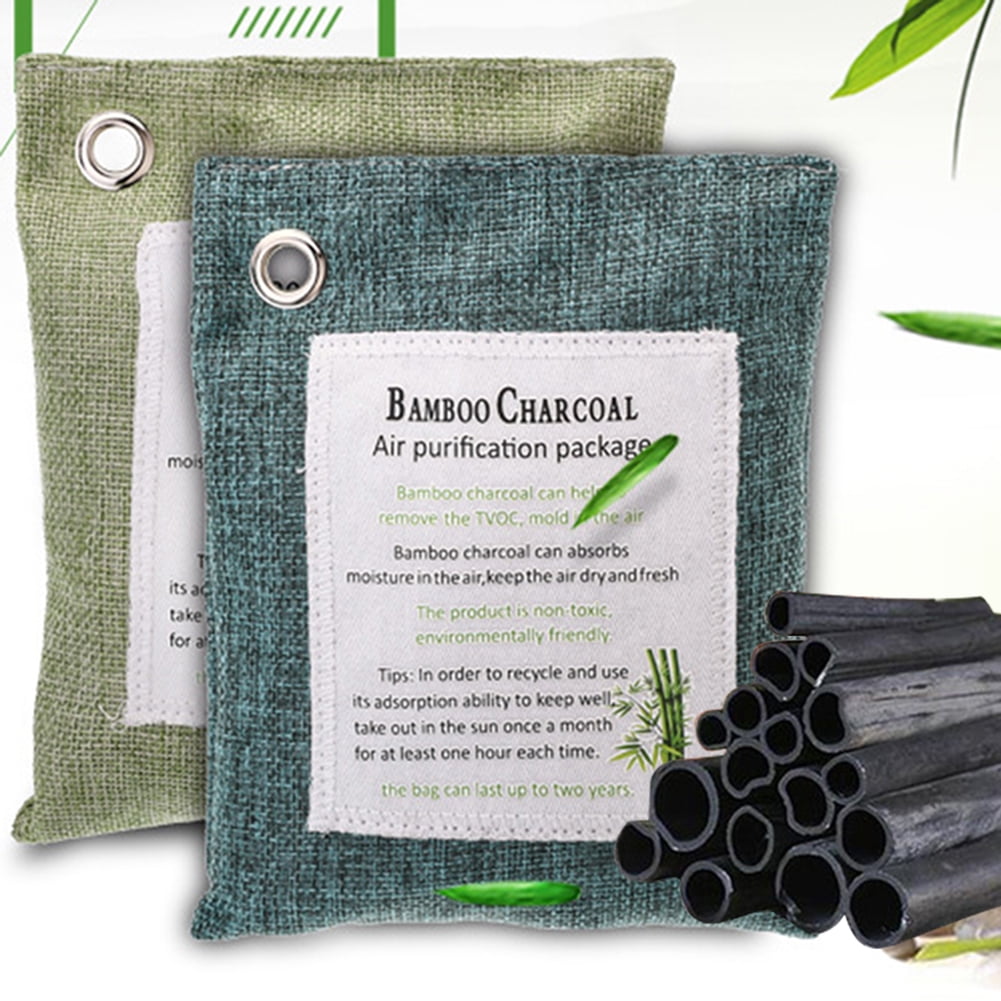 Windfall Activated Bamboo Charcoal Bags for Car Closet Shoe Home