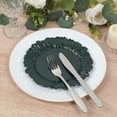 thumbnail image 3 of Efavormart 20-Pack Hunter Green Reef Design Plastic Plates – 7" Dessert & Appetizer Party Plates – Elegant Disposable Tableware, 3 of 4