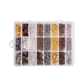 thumbnail image 3 of Joyería Haciendo ganchos Hallazgos Abrir salto Anillos Collar Pendiente Pendiente Clasps Colgantes mixtos Broche Cadena Conectores Accesorios Noticed AP004274-00, 3 of 7