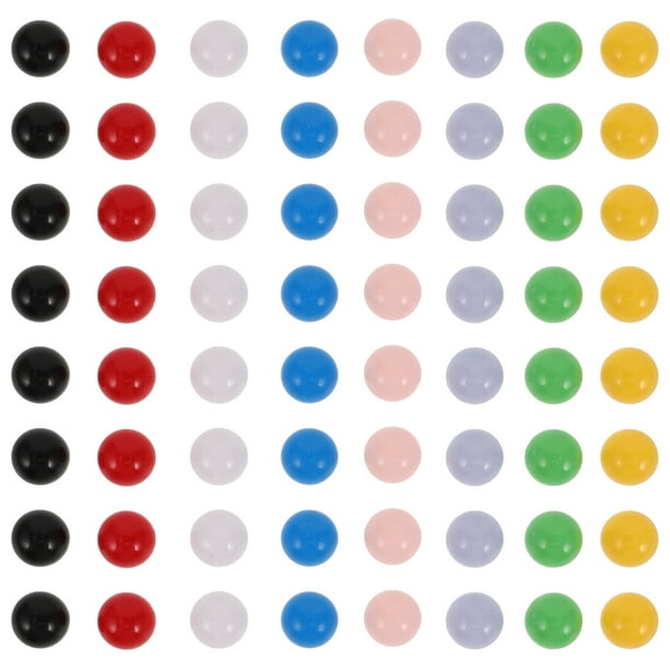 80 Uds. Juego de canicas de repuesto, bolas de juego de colores sólidos para juegos infantiles, damas chinas, juego de agravación, juegos de canicas de 12mm
