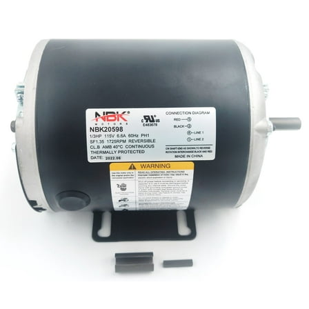 D6004 FAN MOTOR (SELF COOLED) 115V 1/3HP 1725RPM - EXACT FIT FOR FASCO - REPLACEMENT PART BY NBK