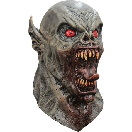 Gray and Red Ancient Nightmare Halloween Unisex Adult Mask Costume Accessory - One